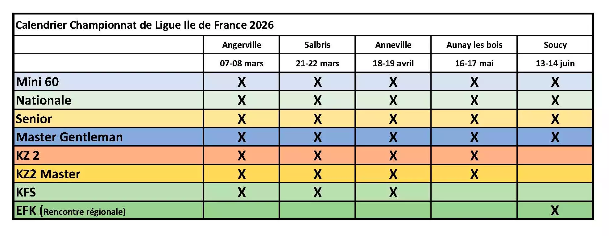 calendrier Ligue 2026
